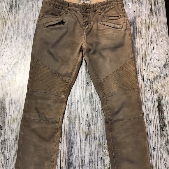 Free People Denim - Free People Size 25 Brown Motto Skinny Jeans